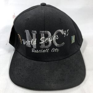 VTG NBC WORLD SERIES 1995 HAT CAP MEDIUM BASEBALL CITY USA MADE DEADSTOCK NWT